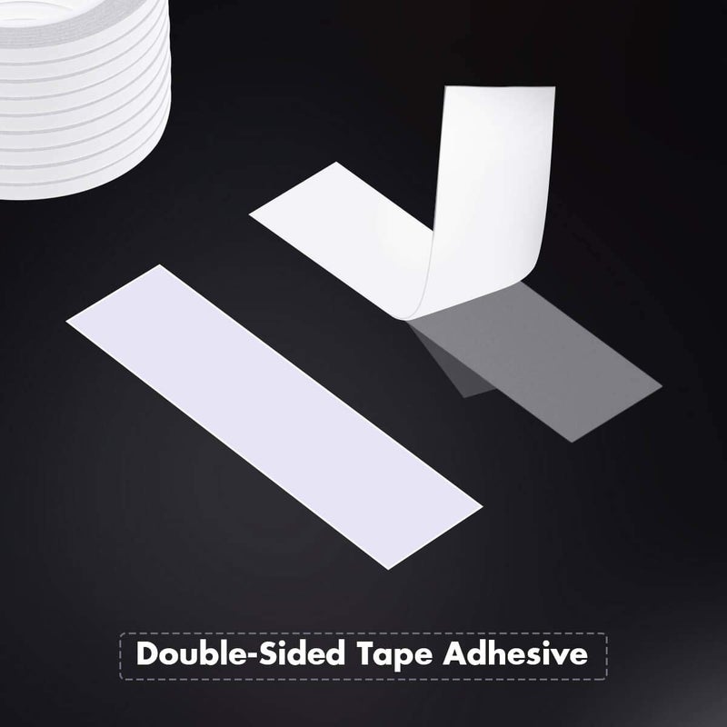 cridoz Double Sided Adhesive Tape, 9 Rolls Double-Side Craft Tape for Card Making, Scrapbooking, DIY Crafts and Office School Stationery Supplies (1/4 Inch, 25 Yards Per Rool) - Image 5